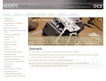 Tablet Screenshot of copt.cz